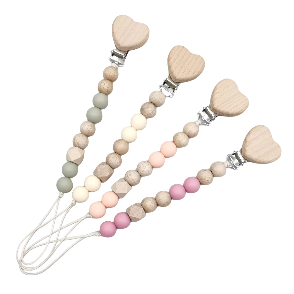 Baby Products Moisturizer - Beech Wooden Baby Pacifier Clip Teething