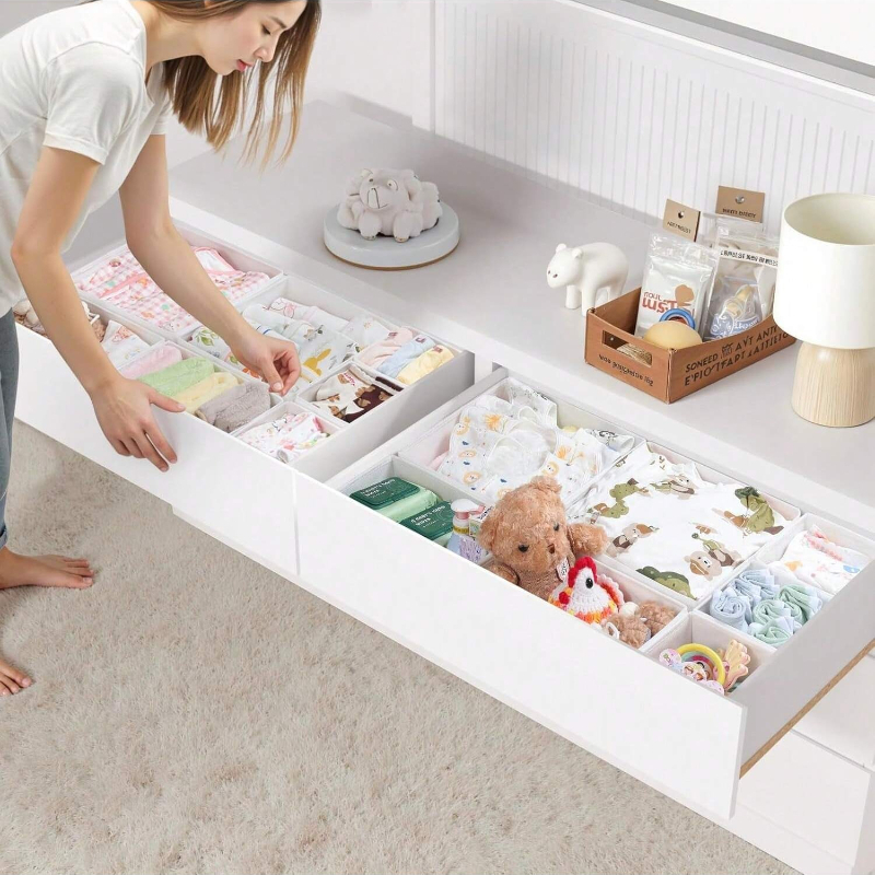 Baby Products Useful - 6/12pc Non-woven Baby Items Storage Box