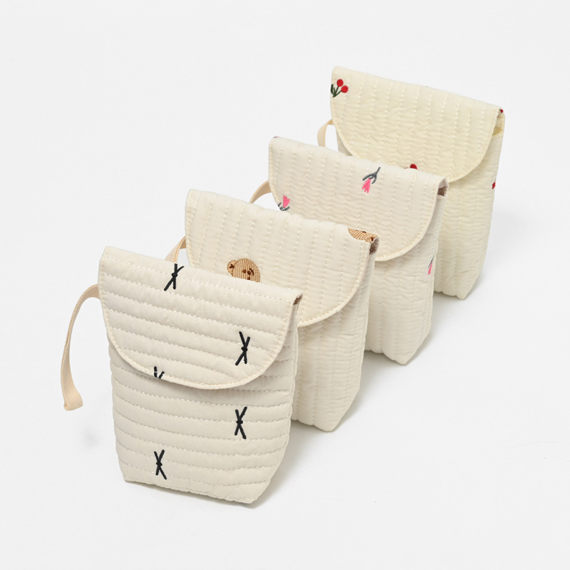 Zwitsal Baby Products - Embroidery Cotton Baby Diaper Bag Washable