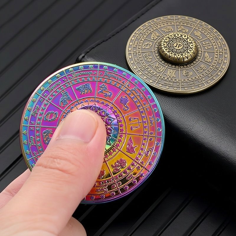 Baby Products Unique - Constellation Pattern Metal Fingertip Gyro Spinner