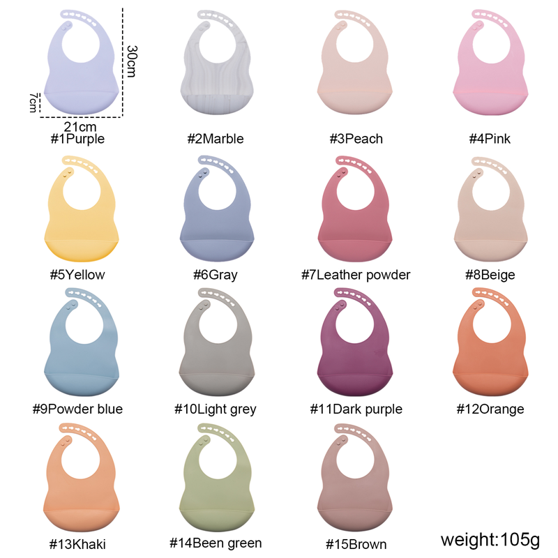 0-3 Years Baby Bib BPA Free Si – обзор и цена Silicone Baby Bibs