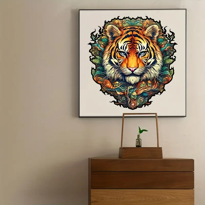 Tiger Wooden Jigsaw Puzzle, Un – обзор и цена Baby Products Unique