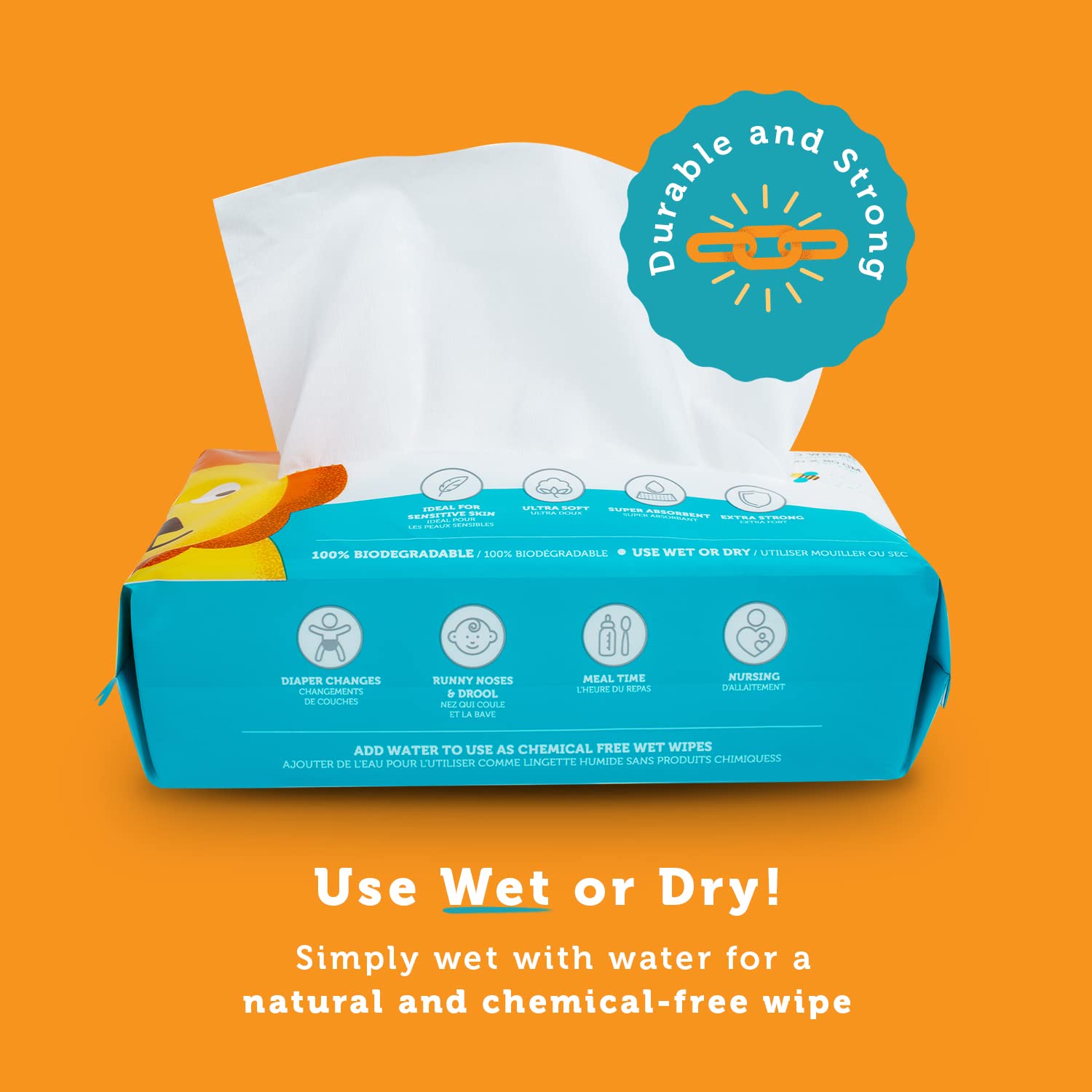 100% Pure Cotton Dry Baby Wipe – обзор и цена Baby Products For Dry Skin