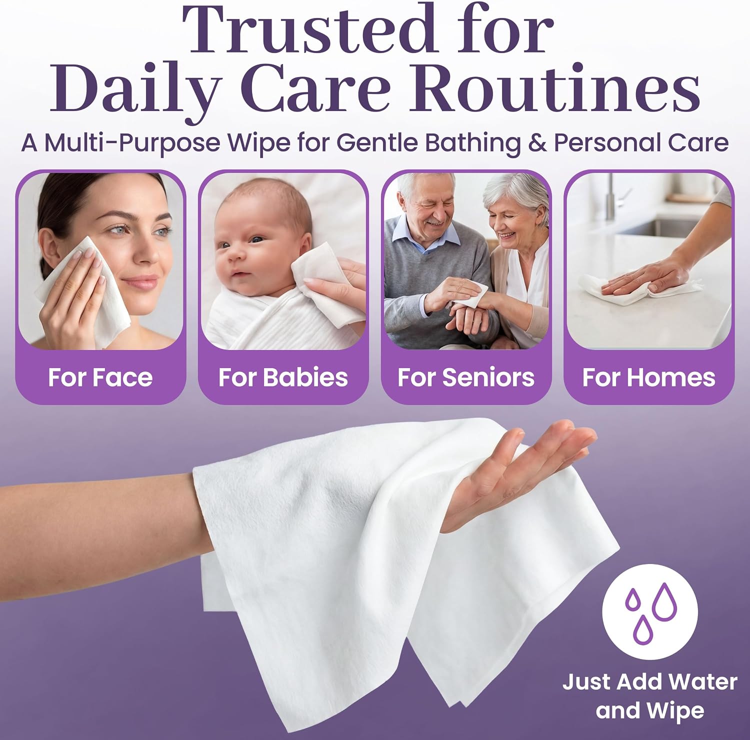 Disposable Dry Wipes 100 Pack  – обзор и цена Baby Products In