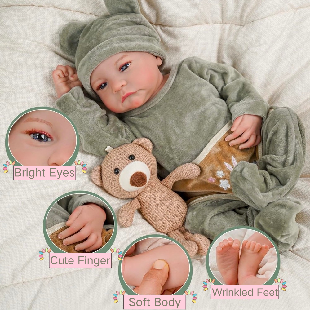 46CM Finished Reborn Baby Doll – обзор и цена Baby Products For Skin