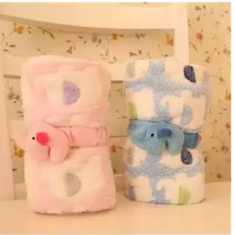 Cartoon Baby Blanket Cute Elep – обзор и цена Baby Products Useful