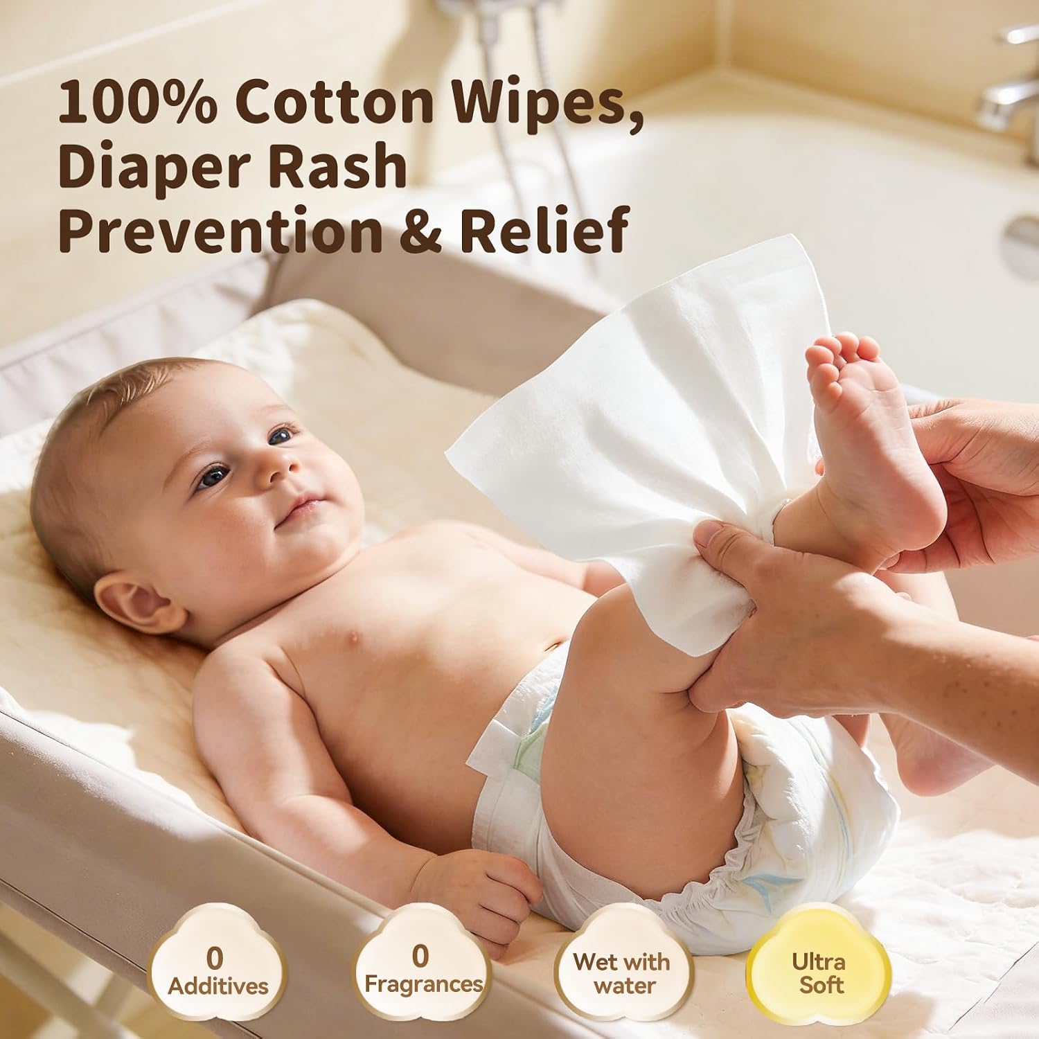 100% Cotton Dry Wipes for Baby – обзор и цена Baby Products For Dry Skin
