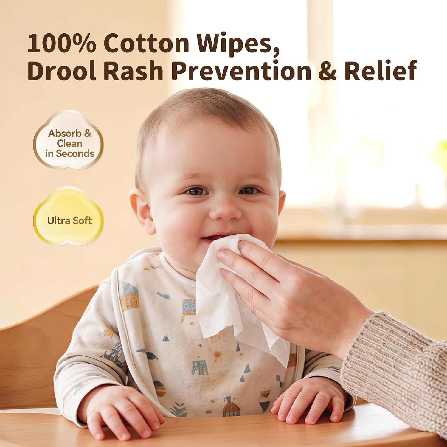 100% Cotton Dry Wipes for Baby – обзор и цена Baby Products For Dry Skin
