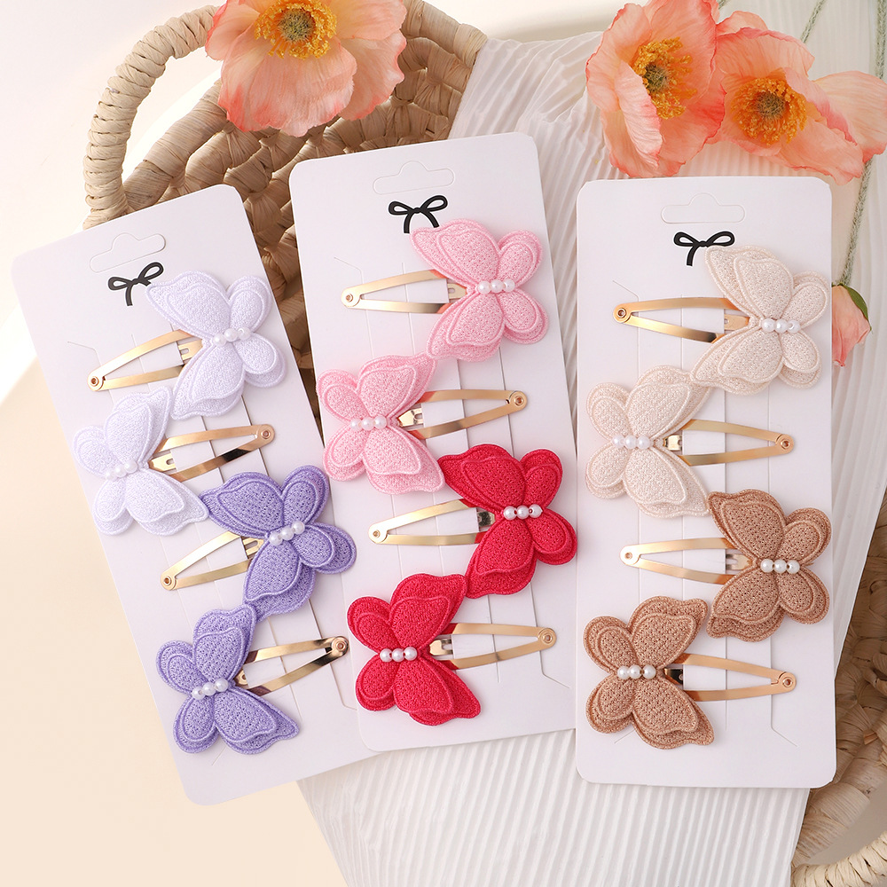 4Pcs/set Butterfly Hair Clip S – обзор и цена Baby Products Set