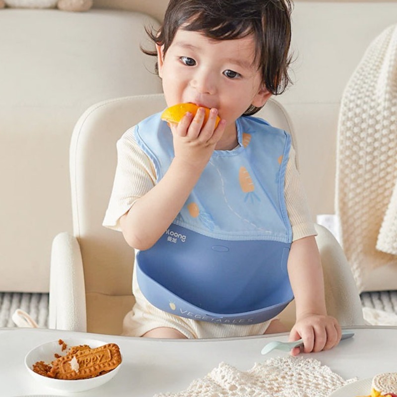 Children's Waterproof Bib Baby – обзор и цена Silicone Baby Bibs