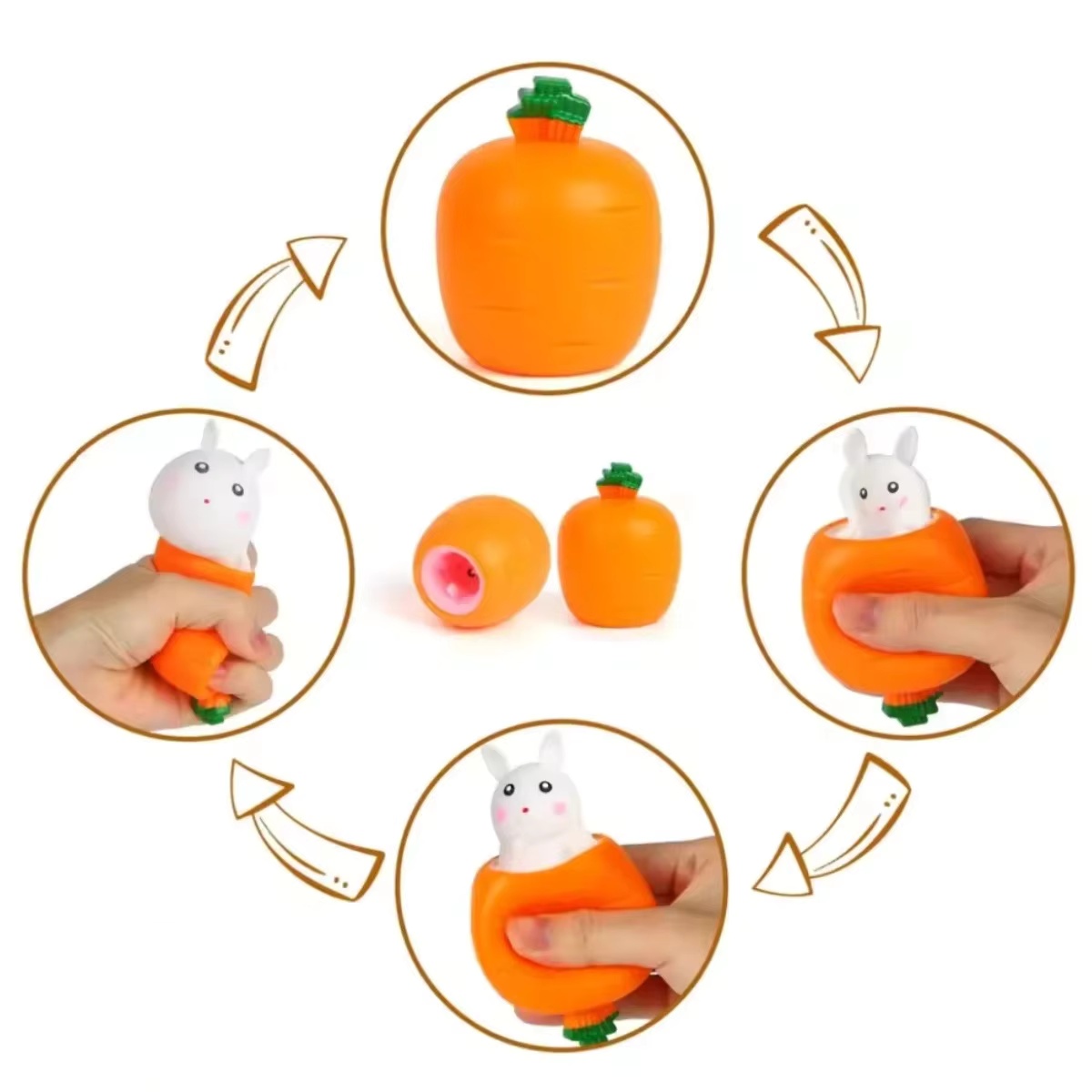 Cute Carrot Rabbit Squeeze Toy – обзор и цена Baby Products Unique