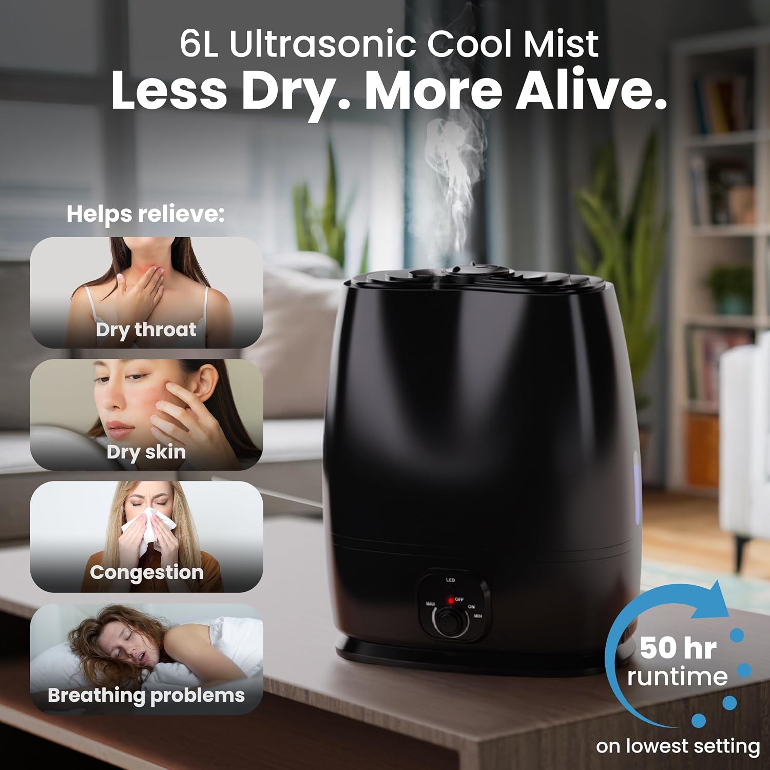 6L Cool Mist Humidifier for Be – обзор и цена Baby Products For Dry Skin