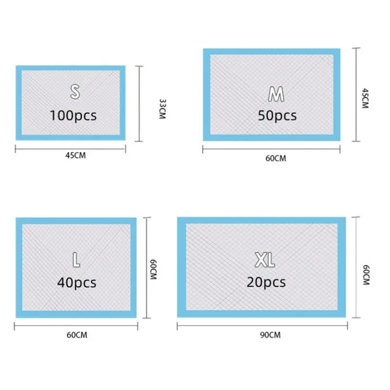 100/50/40/20PCS Pet Diaper Pad – обзор и цена Diaper Changing Mat