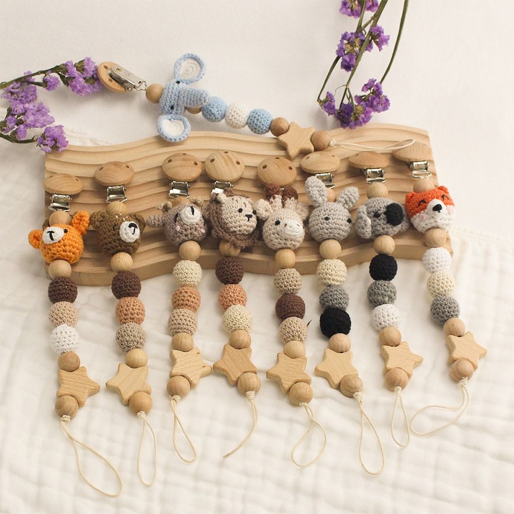 Baby Wooden Pacifier Clip Wood – обзор и цена Baby Products Moisturizer