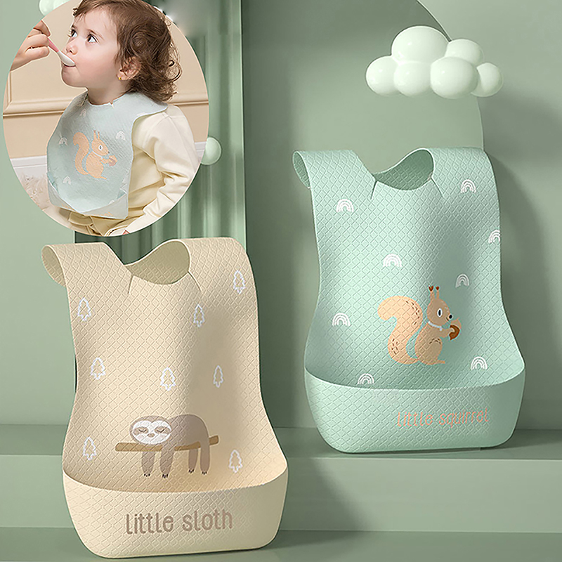 Waterproof Adjustable Food Fee – обзор и цена Silicone Baby Bibs