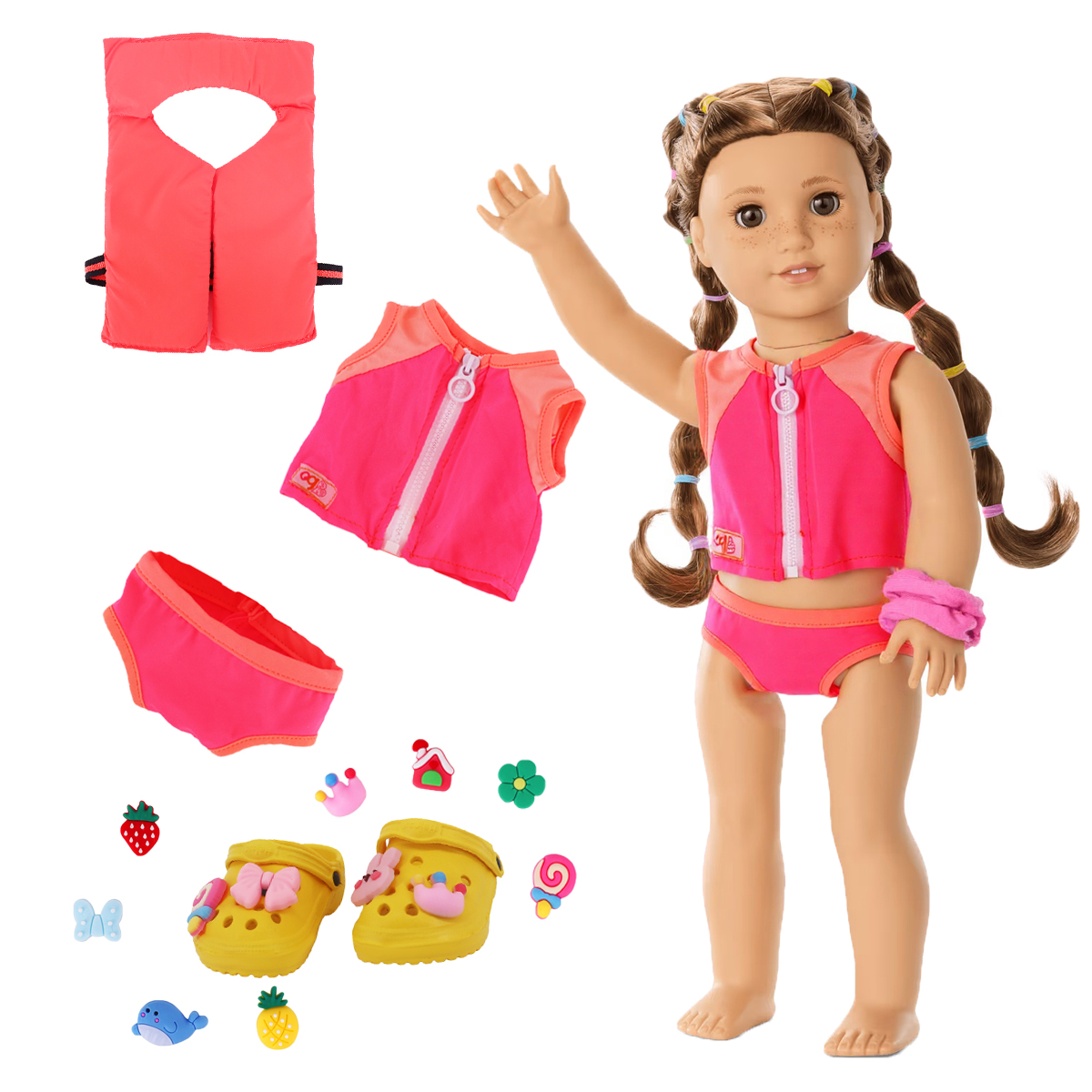 Head Flower Swimsuit Fish Scal – обзор и цена Baby Products 2 Years
