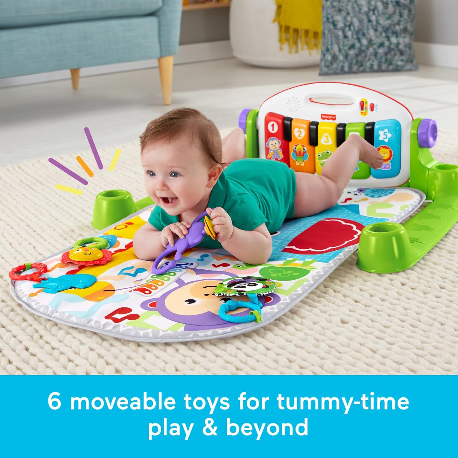 Deluxe Kick & Play Piano Gym w – обзор и цена Play Mat