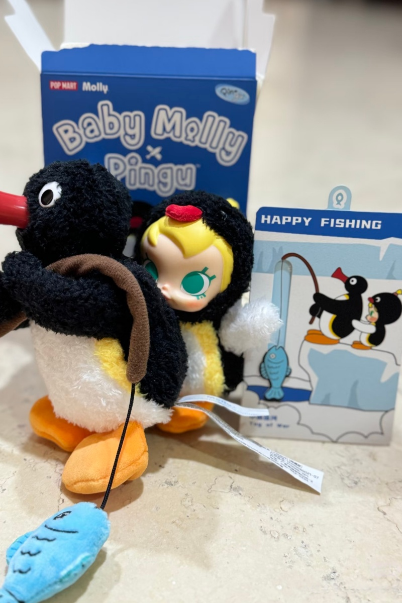 POP MART Baby Molly X Pingu Ha – обзор и цена Baby Products 2 Years