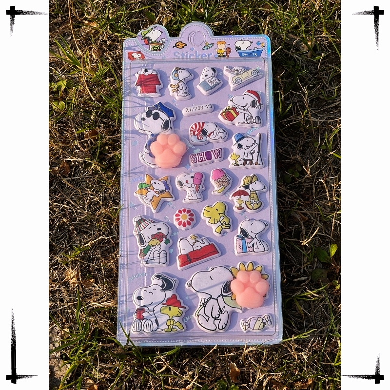 Adorable Cartoon Snoopy Sticke – обзор и цена Baby Products Unique