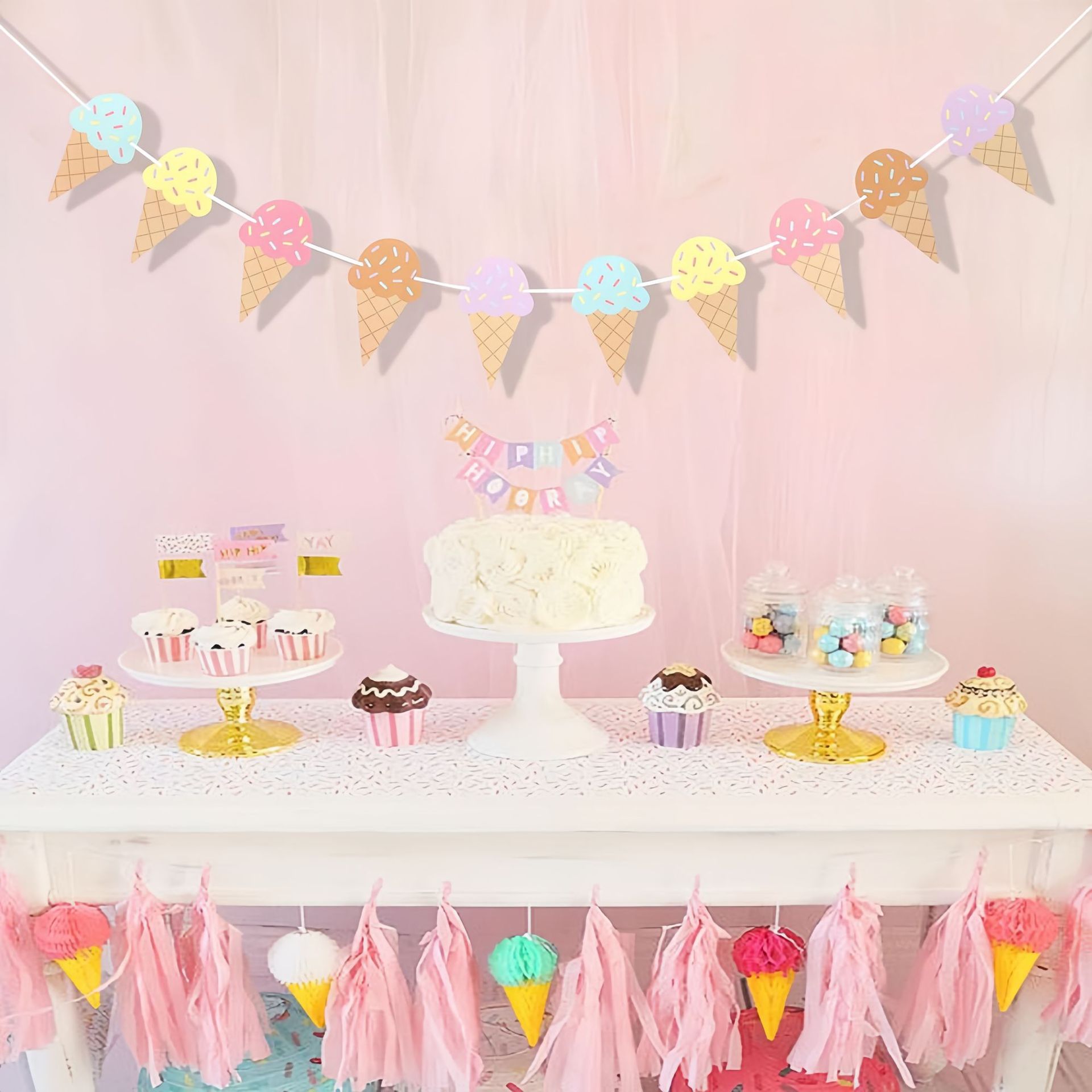 Sweet Ice Cream Theme Paper Ba – обзор и цена Baby Products Moisturizer