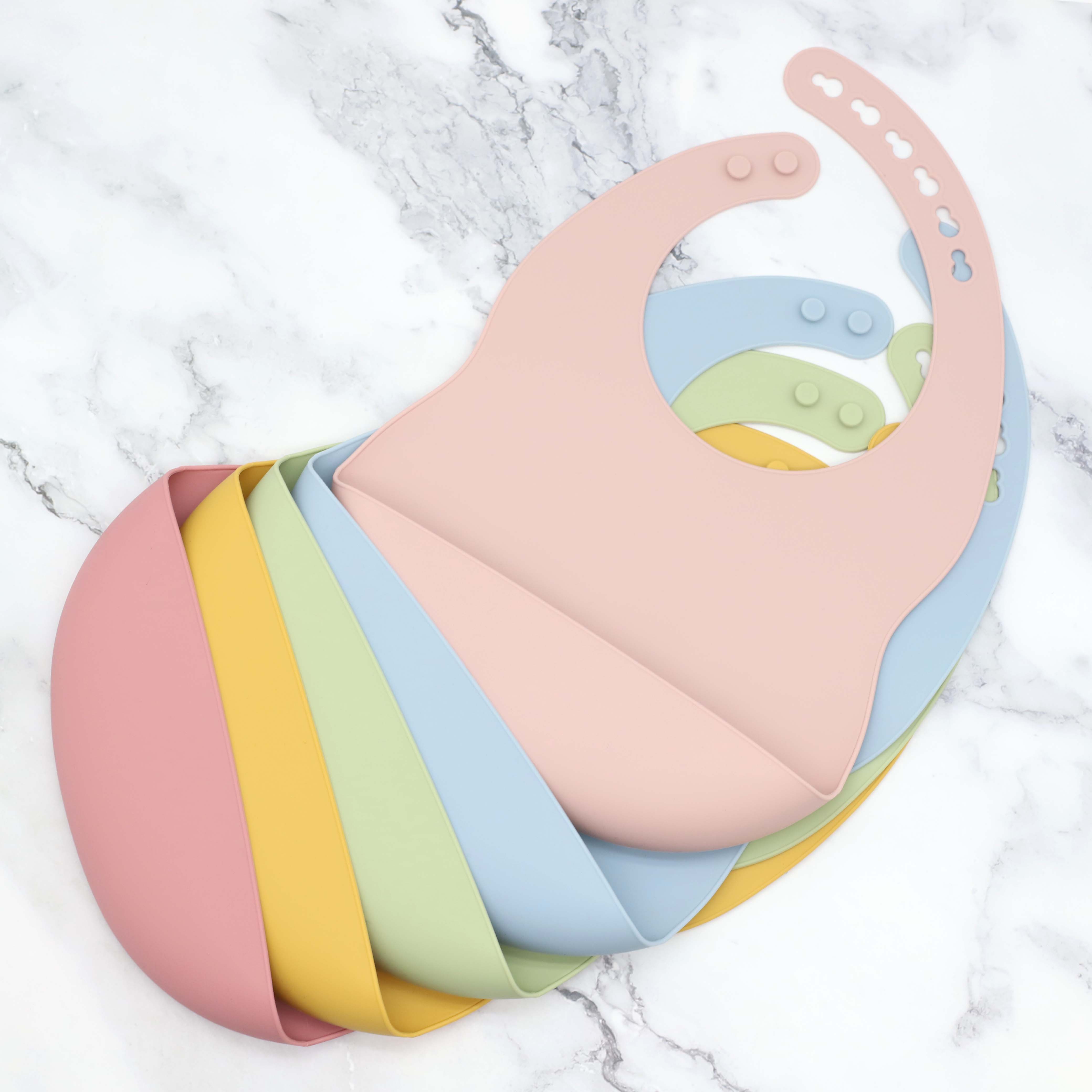New baby silicone bib with adj – обзор и цена Silicone Baby Bibs