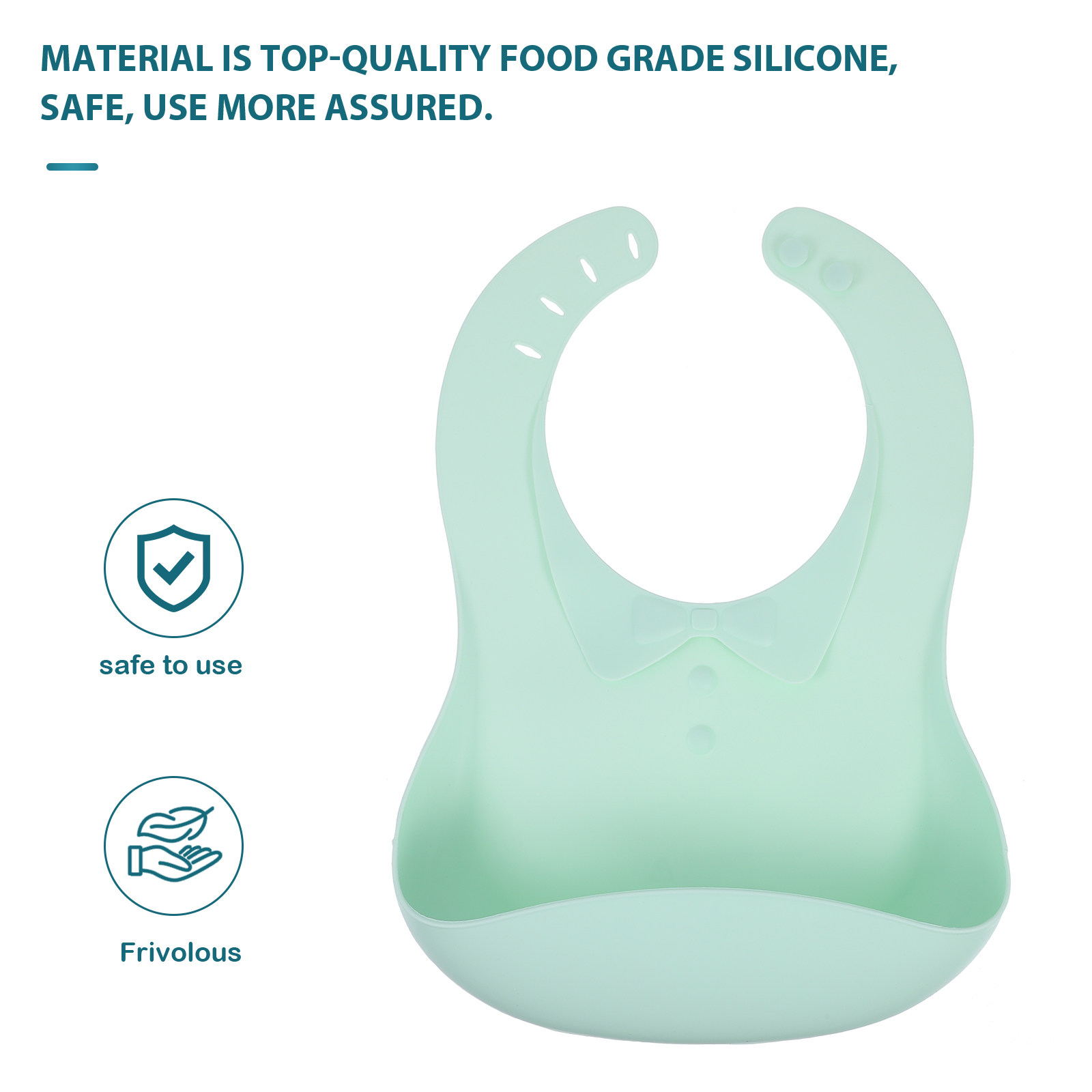Silicone Baby Bib Waterproof A – обзор и цена Silicone Baby Bibs