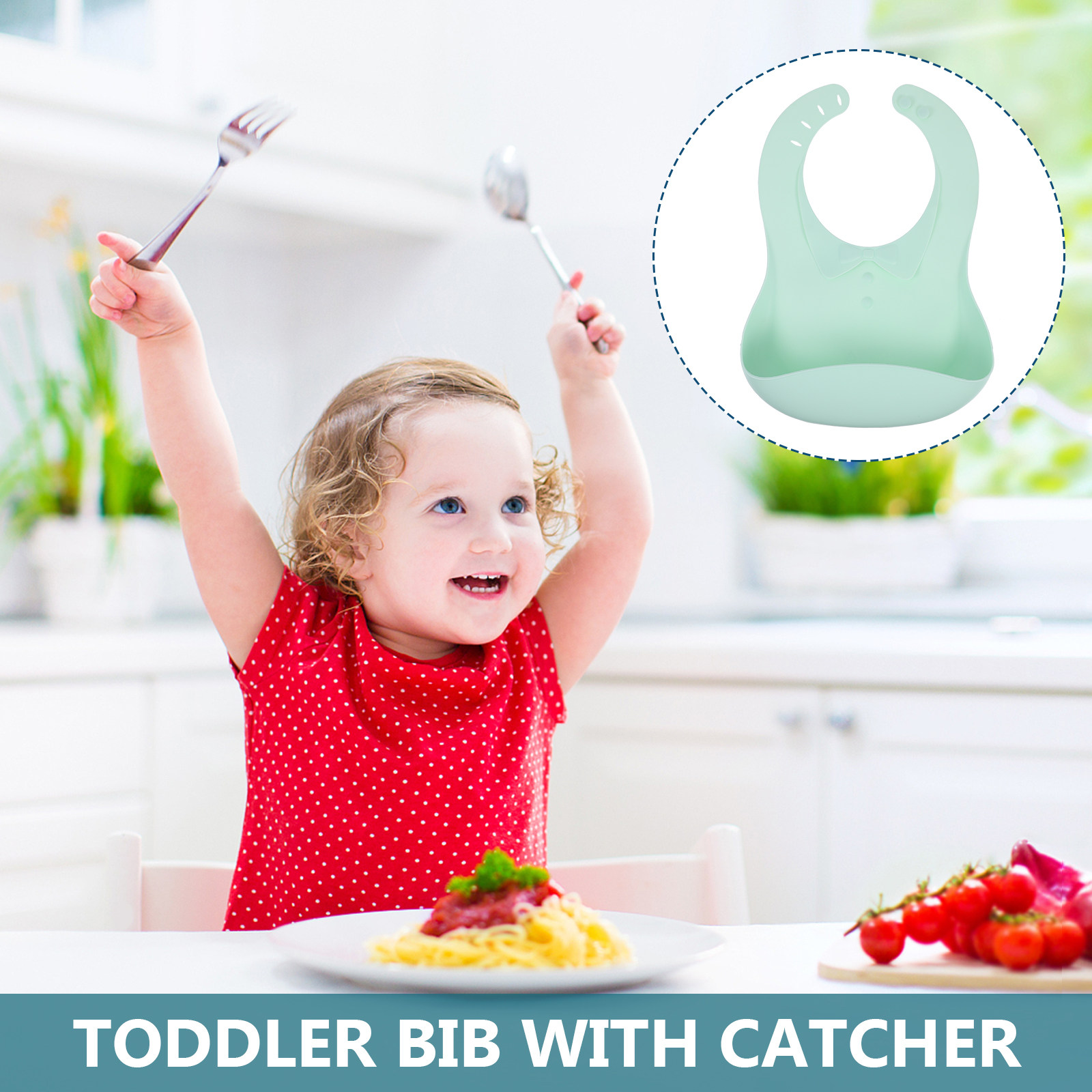 Silicone Baby Bib Waterproof A – обзор и цена Silicone Baby Bibs