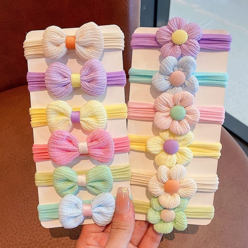 6Pcs/Set Cute Bowknot Hair Rop – обзор и цена Baby Products Set