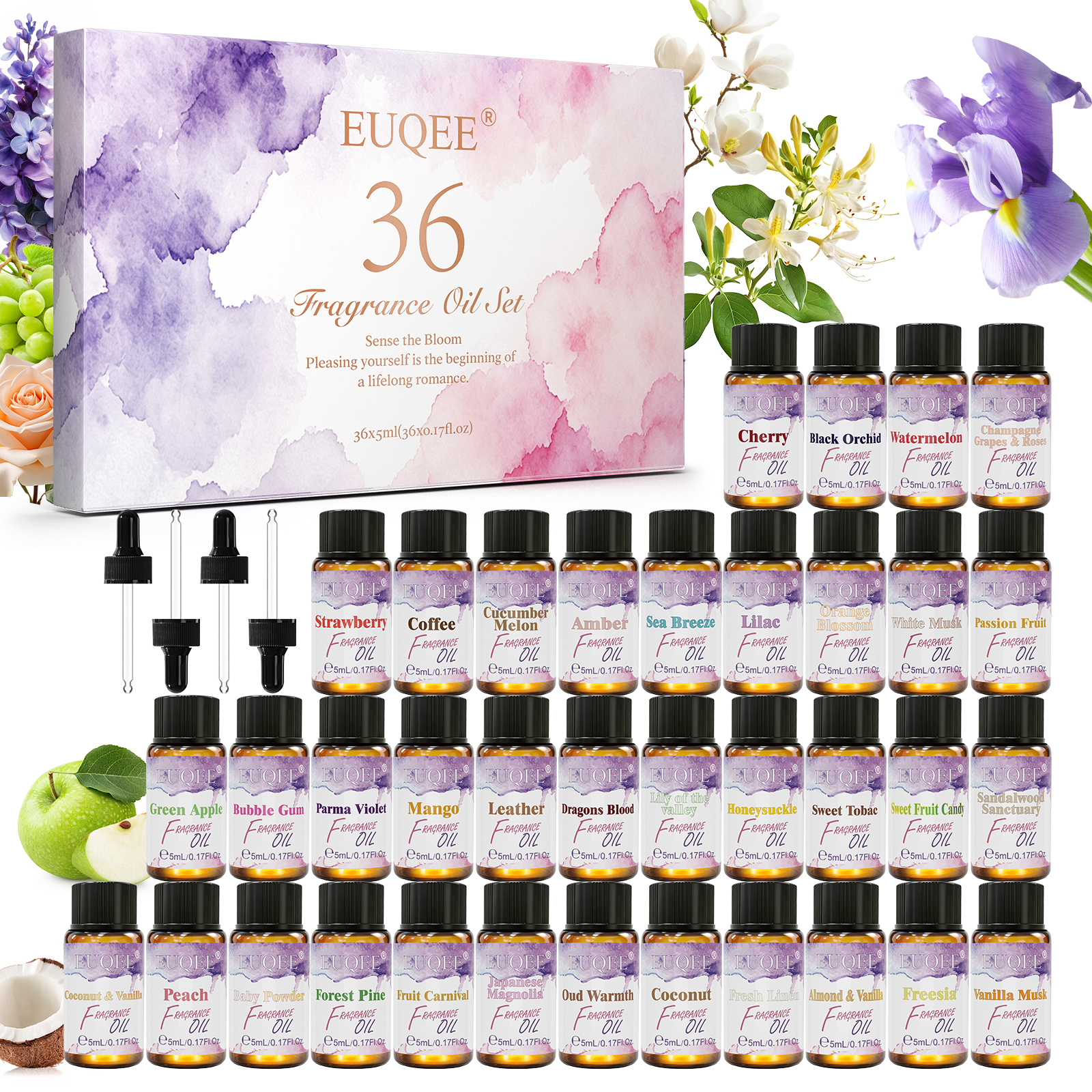 EUQEE 36 Bottles Fragrance Oil – обзор и цена Zwitsal Baby Products