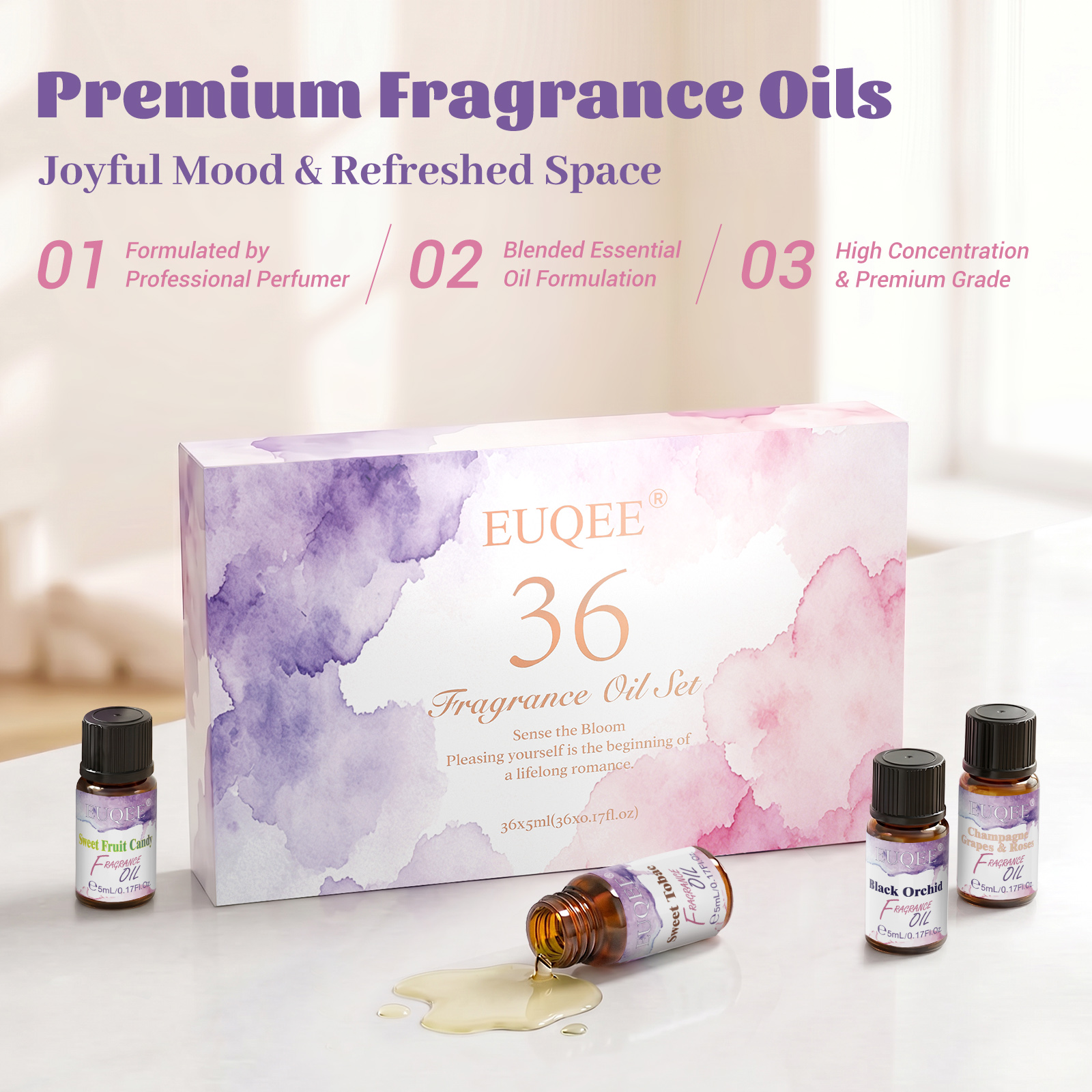 EUQEE 36 Bottles Fragrance Oil – обзор и цена Zwitsal Baby Products
