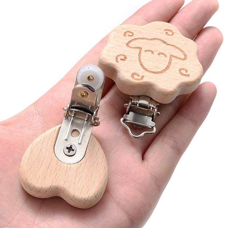 5Pcs Wooden Pacifier Clip Food – обзор и цена Baby Products Moisturizer